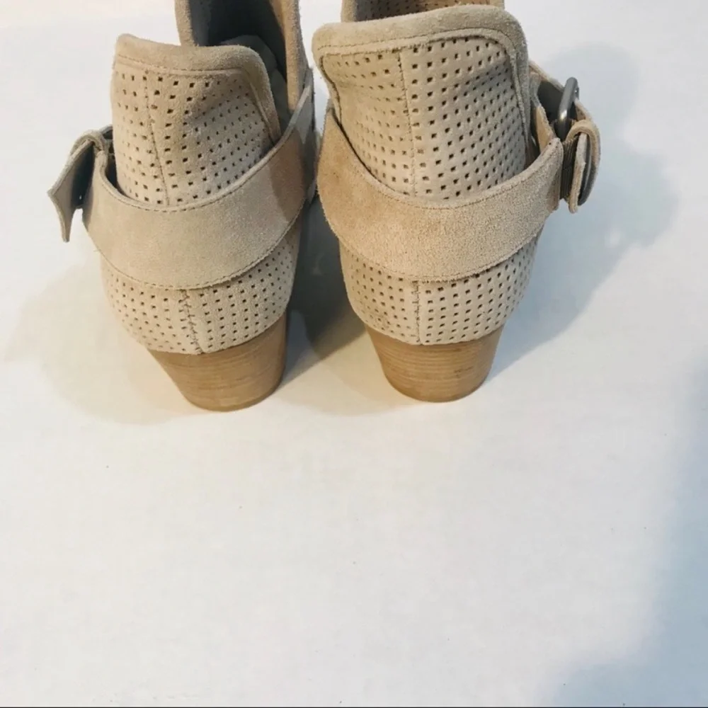 DOLCE VITA Simon Suede Perforated Booties